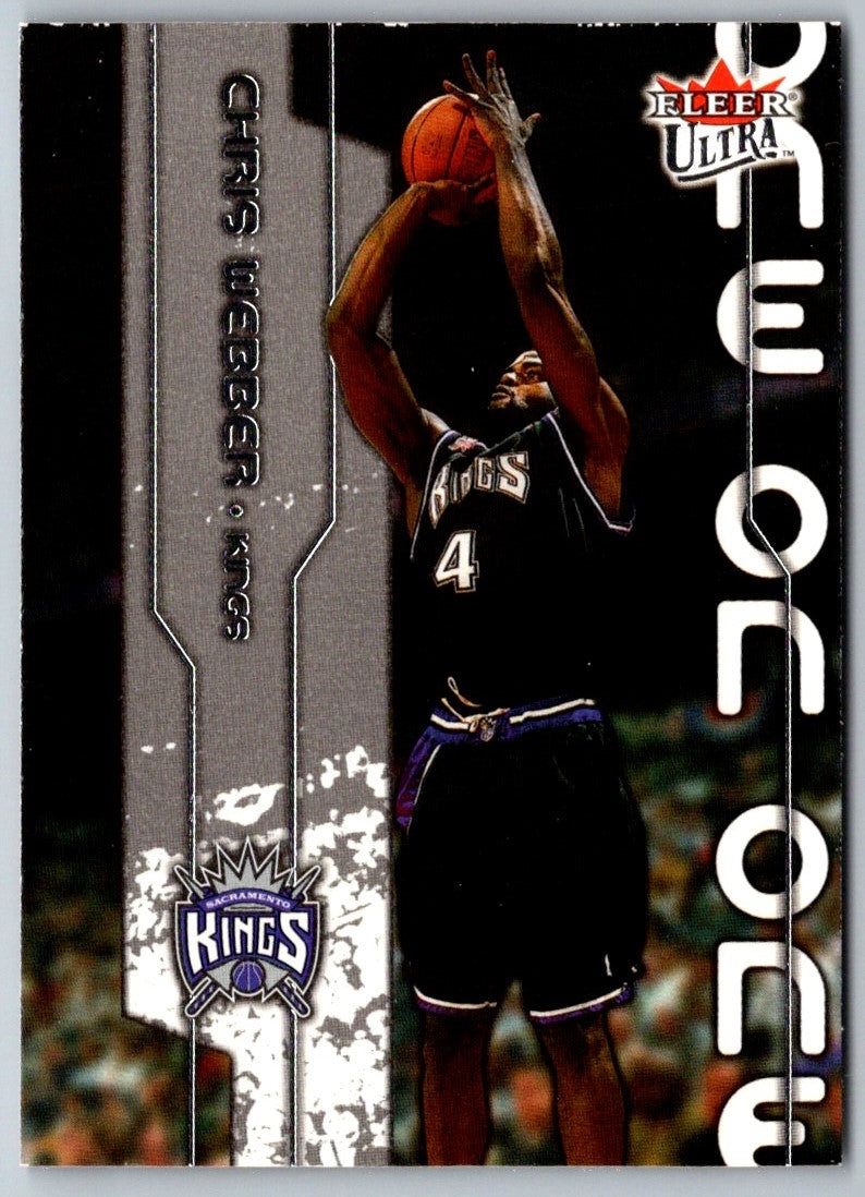 2002 Ultra One on Chris Webber/Michael Finley