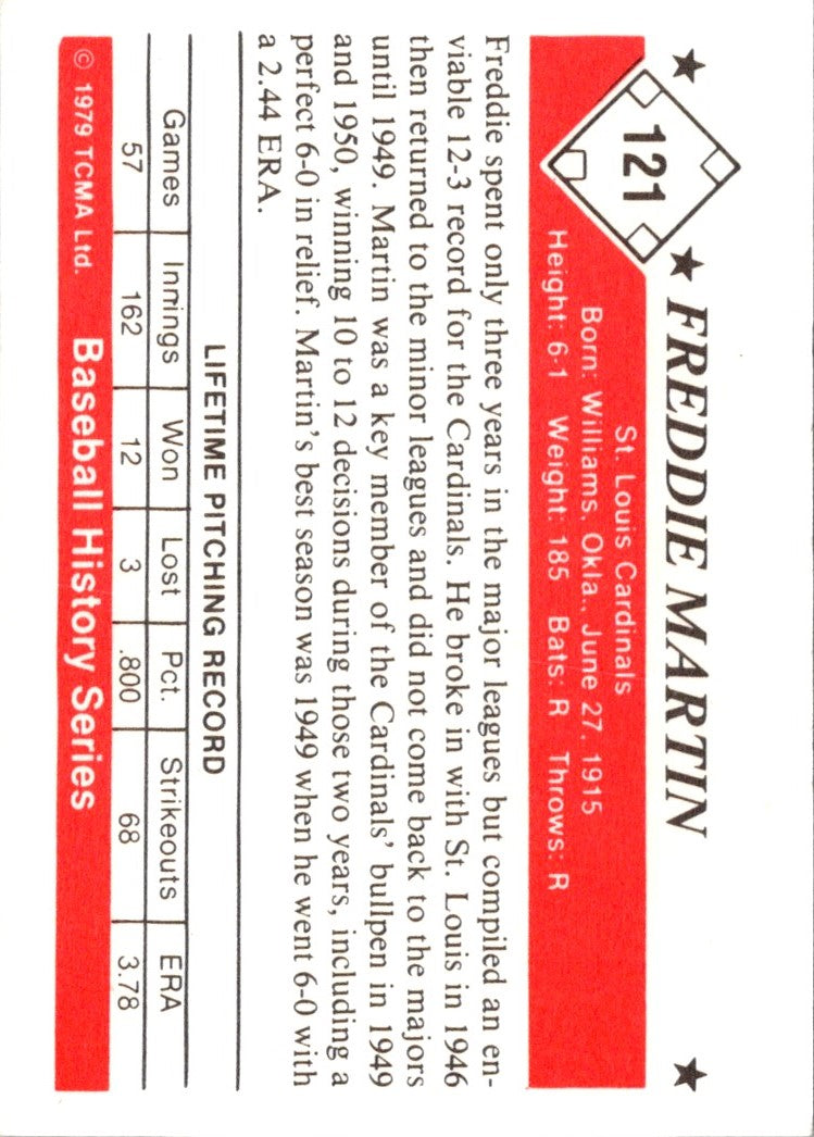 1979 TCMA 50's Freddie Martin