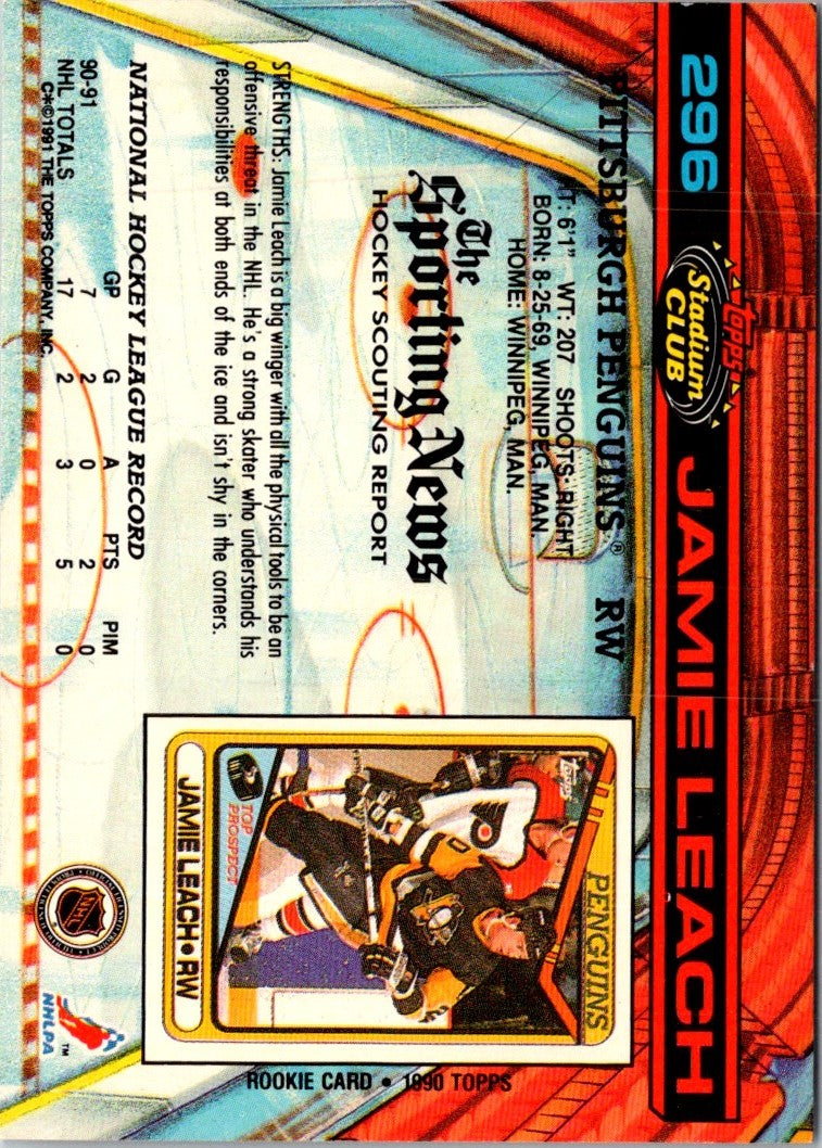 1991 Stadium Club Jamie Leach