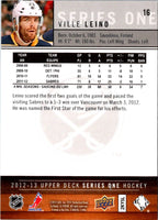 2012 Upper Deck UD Exclusives Spectrum Ville Leino #16
