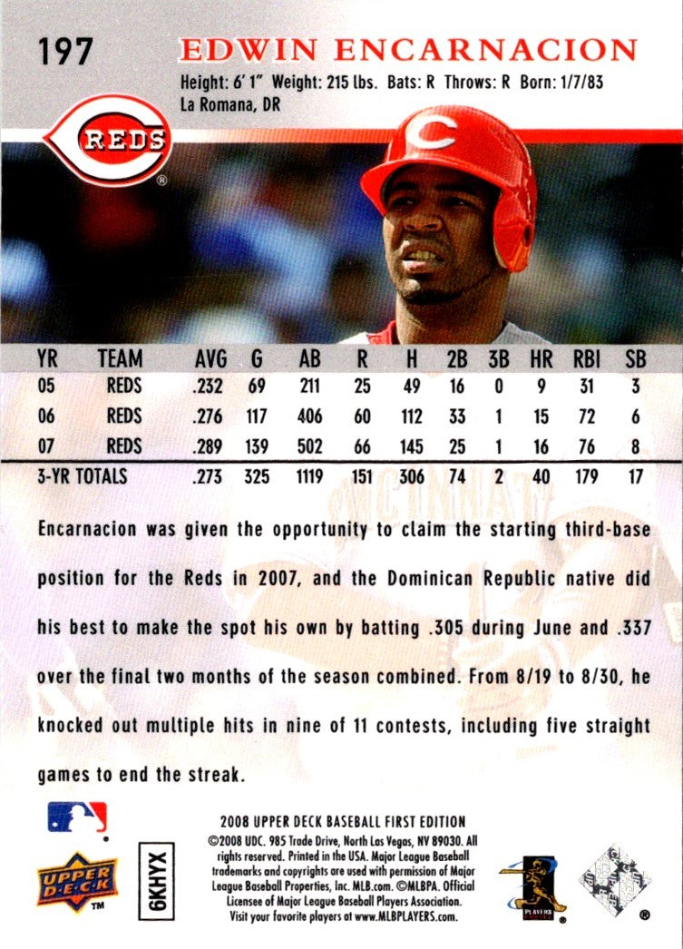 2008 Upper Deck First Edition Edwin Encarnacion