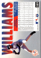 1991 Fleer Bernie Williams #U-49