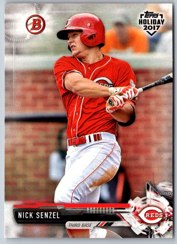 2017 Topps Holiday Bowman Nick Senzel #TH-NS