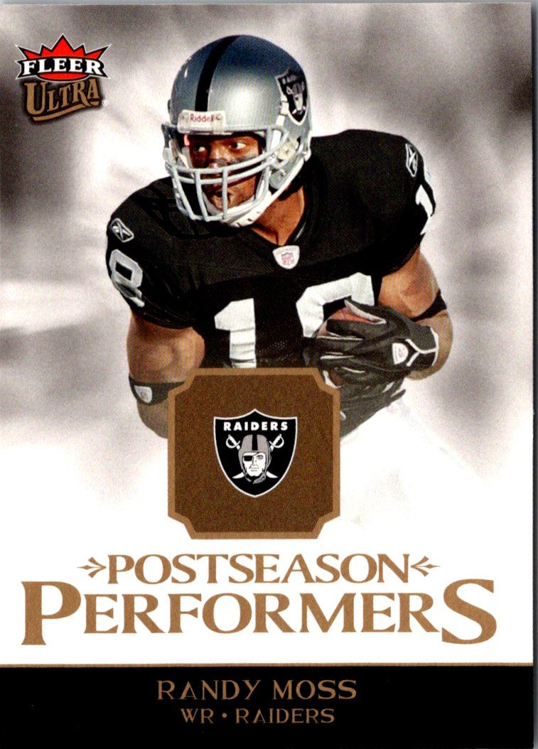 2006 Ultra Postseason Performers Randy Moss