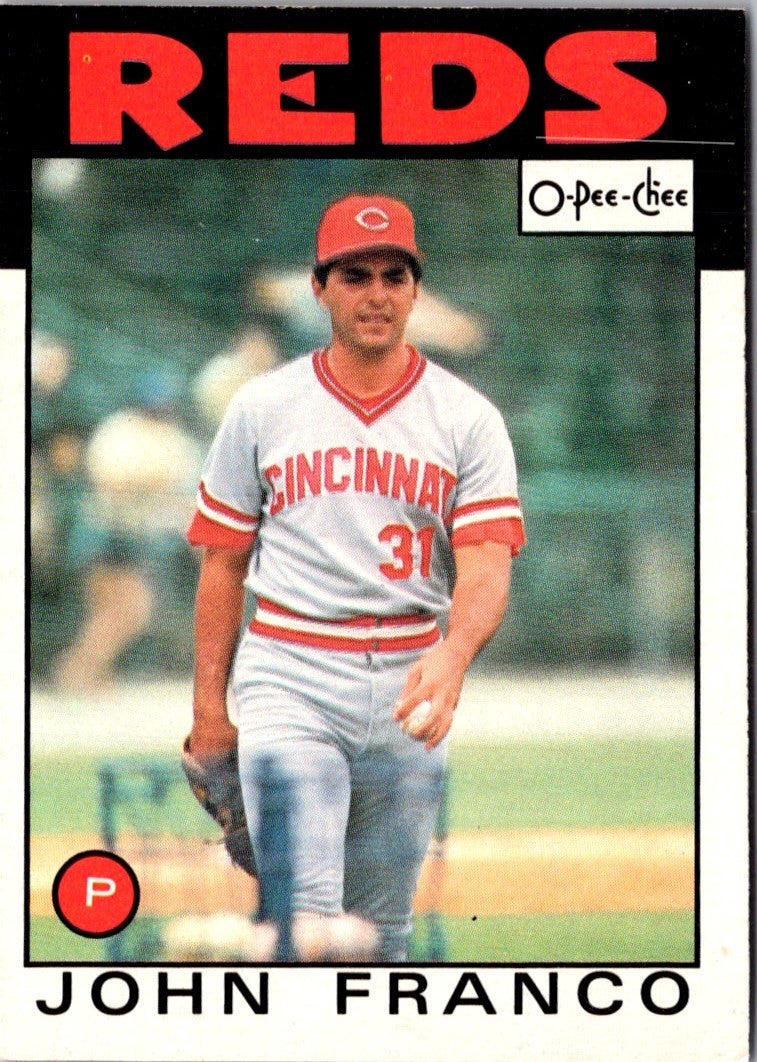 1986 O-Pee-Chee John Franco