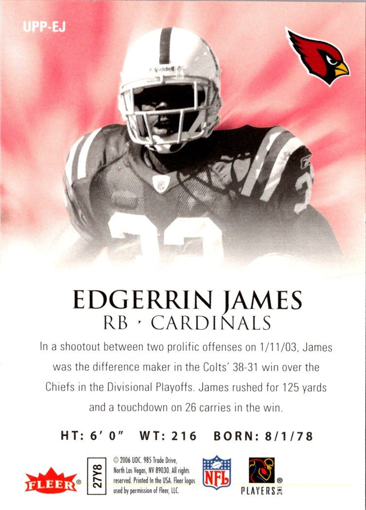 2006 Ultra Postseason Performers Edgerrin James