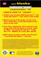 1995 Collector's Choice You Crash the Game Ryan Klesko #CG11C