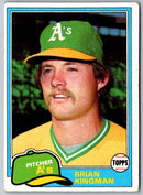1981 Topps Brian Kingman