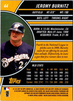 2001 Topps Reserve Jeromy Burnitz #44