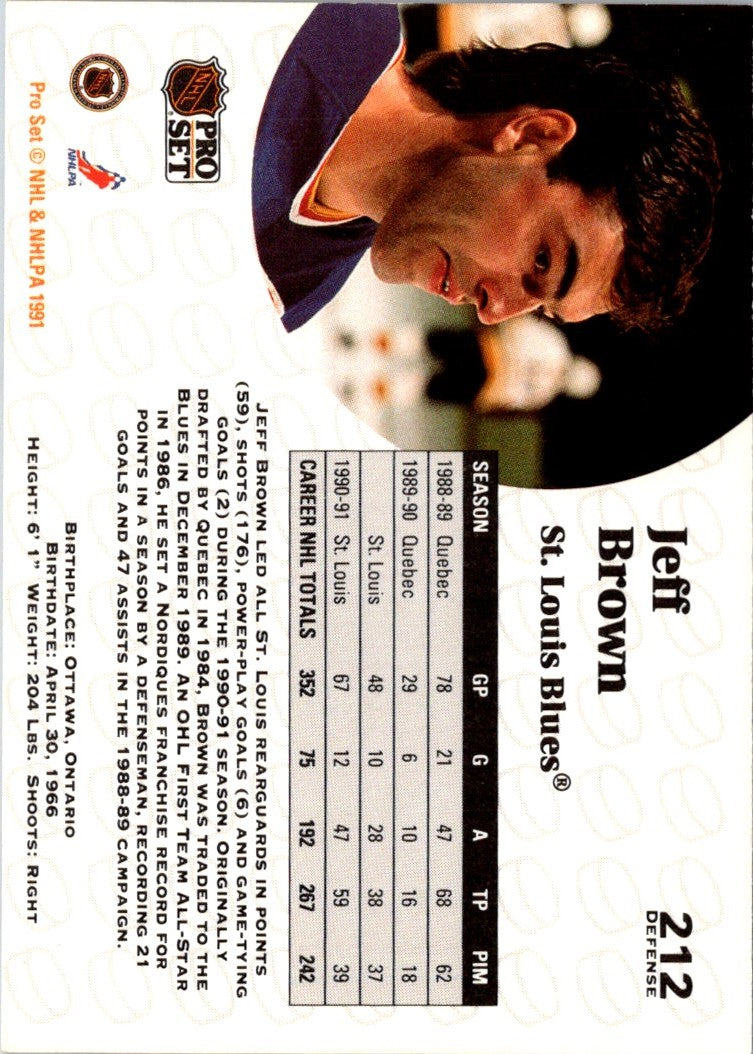 1991 Pro Set Jeff Brown