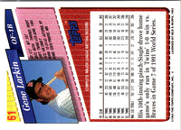 1993 Topps Gold Gene Larkin #61
