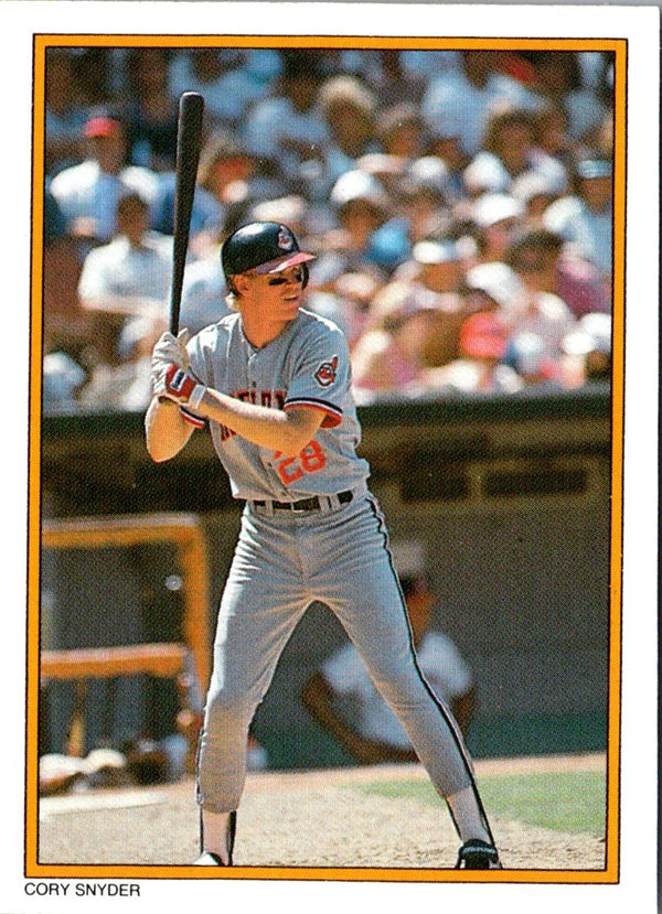 1987 Topps Glossy Send-Ins Cory Snyder #9