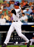 2008 Upper Deck First Edition Jeff Francis #200