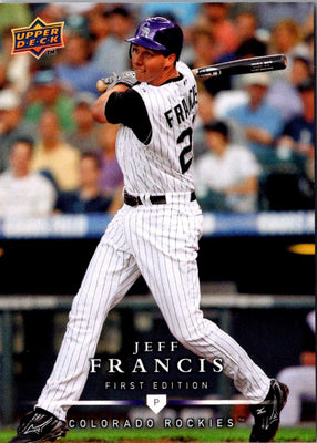 2008 Upper Deck First Edition Jeff Francis #200
