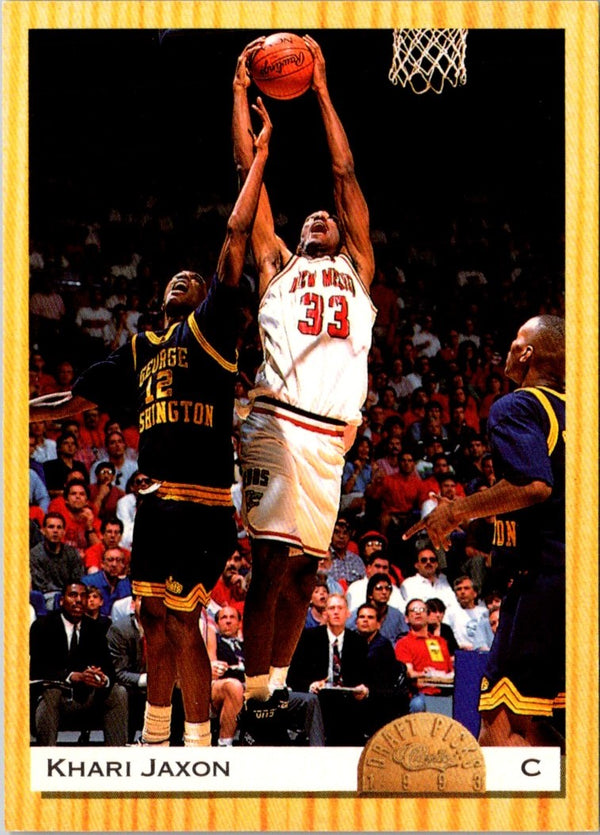 1993 Classic Draft Picks Khari Jaxon #93