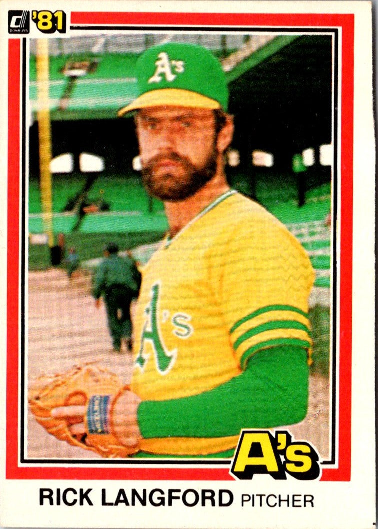 1981 Donruss Rick Langford