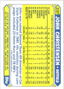 1987 Topps Traded John Christensen