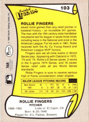 1988 Pacific Legends I Rollie Fingers