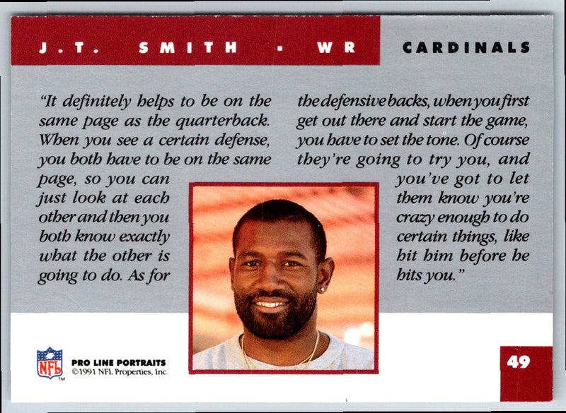 1991 Pro Line Portraits National Convention J.T. Smith