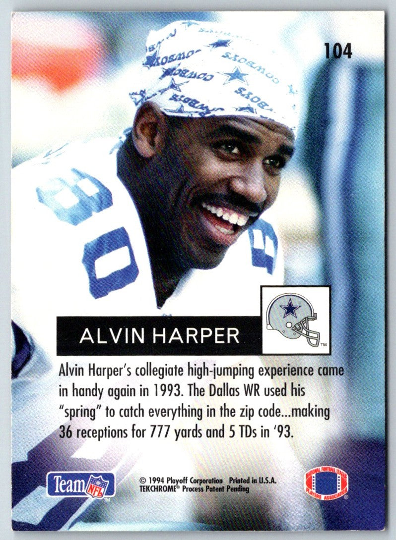 1994 Playoff Alvin Harper