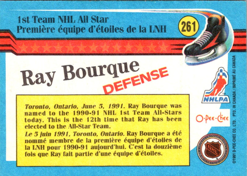 1991 O-Pee-Chee Ray Bourque