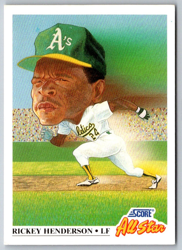 1991 Score Rickey Henderson #397