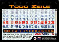 1995 Topps CyberStats (Spectralight) Todd Zeile #173