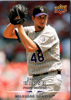 2008 Upper Deck First Edition Jason Hirsh #201