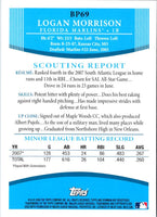 2008 Bowman Prospects Logan Morrison #BP69