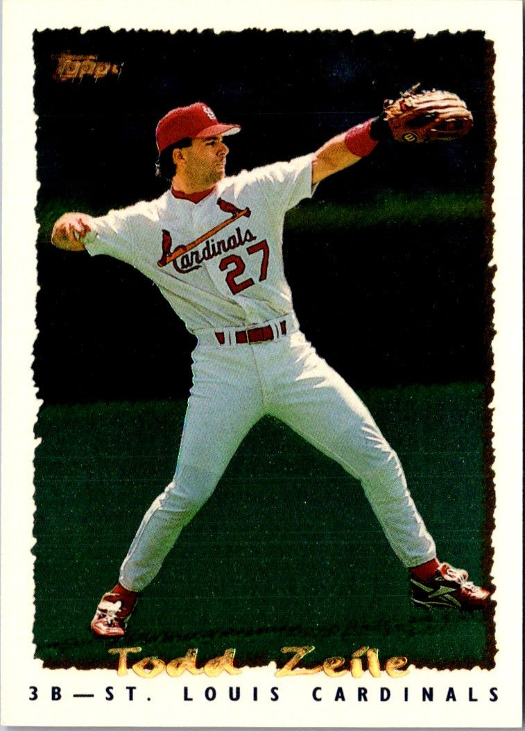 1995 Topps CyberStats (Spectralight) Todd Zeile