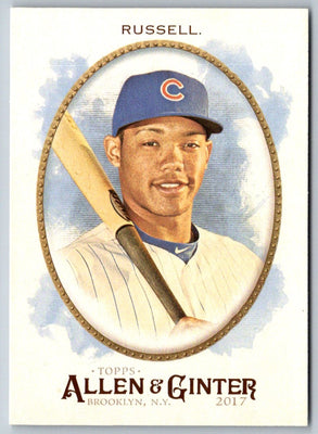 2017 Topps Allen & Ginter Hot Box Foil Addison Russell #133
