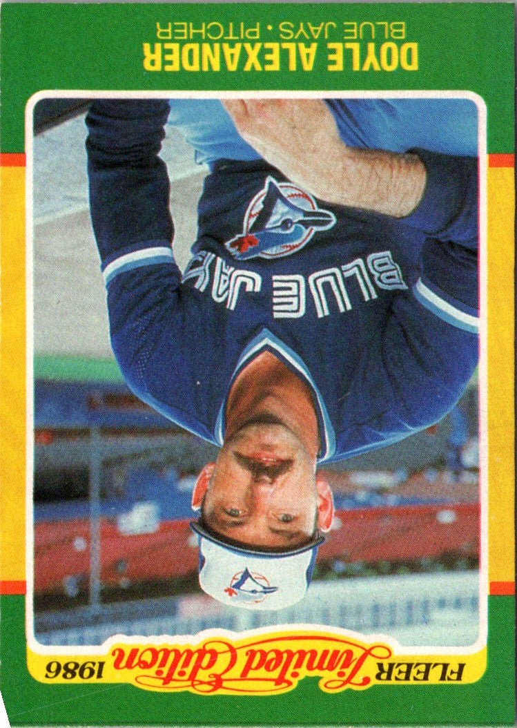 1986 Fleer Limited Edition Doyle Alexander