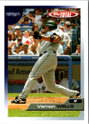 2005 Topps Total Team Checklists Vernon Wells