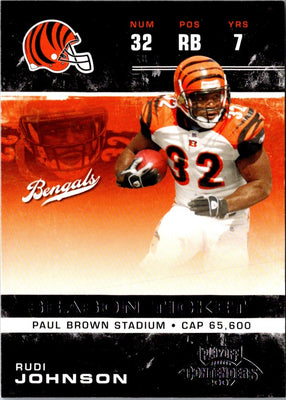 2007 Playoff Contenders Rudi Johnson #23