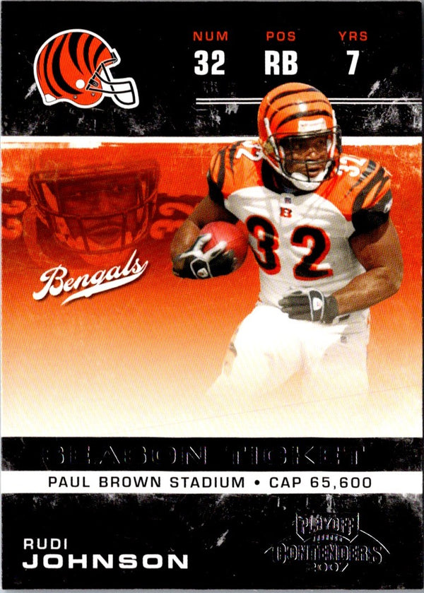 2007 Playoff Contenders Rudi Johnson #23