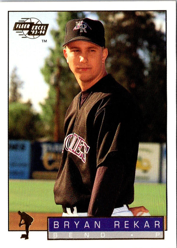 1993 Fleer Excel Bryan Rekar #187