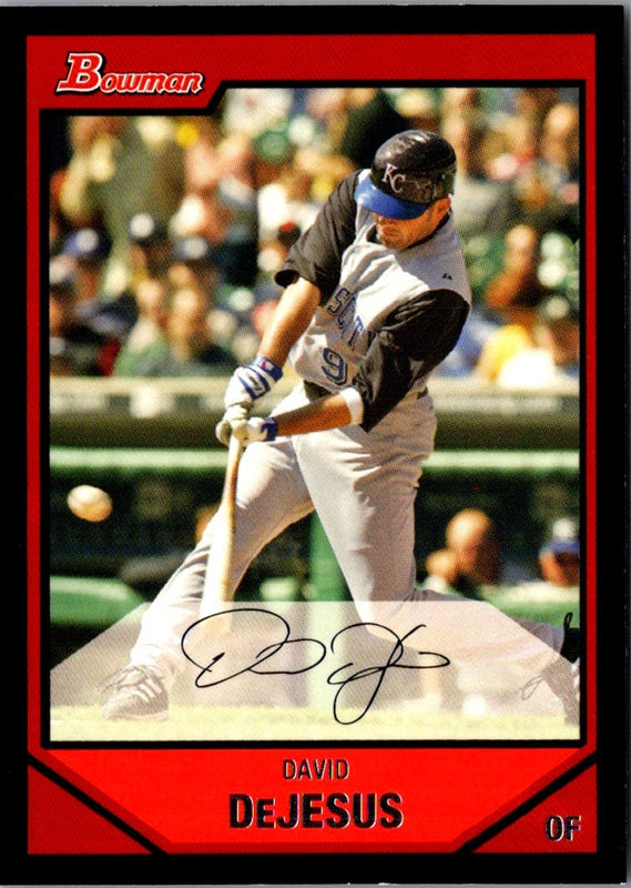 2007 Bowman Blue David DeJesus #69 /500
