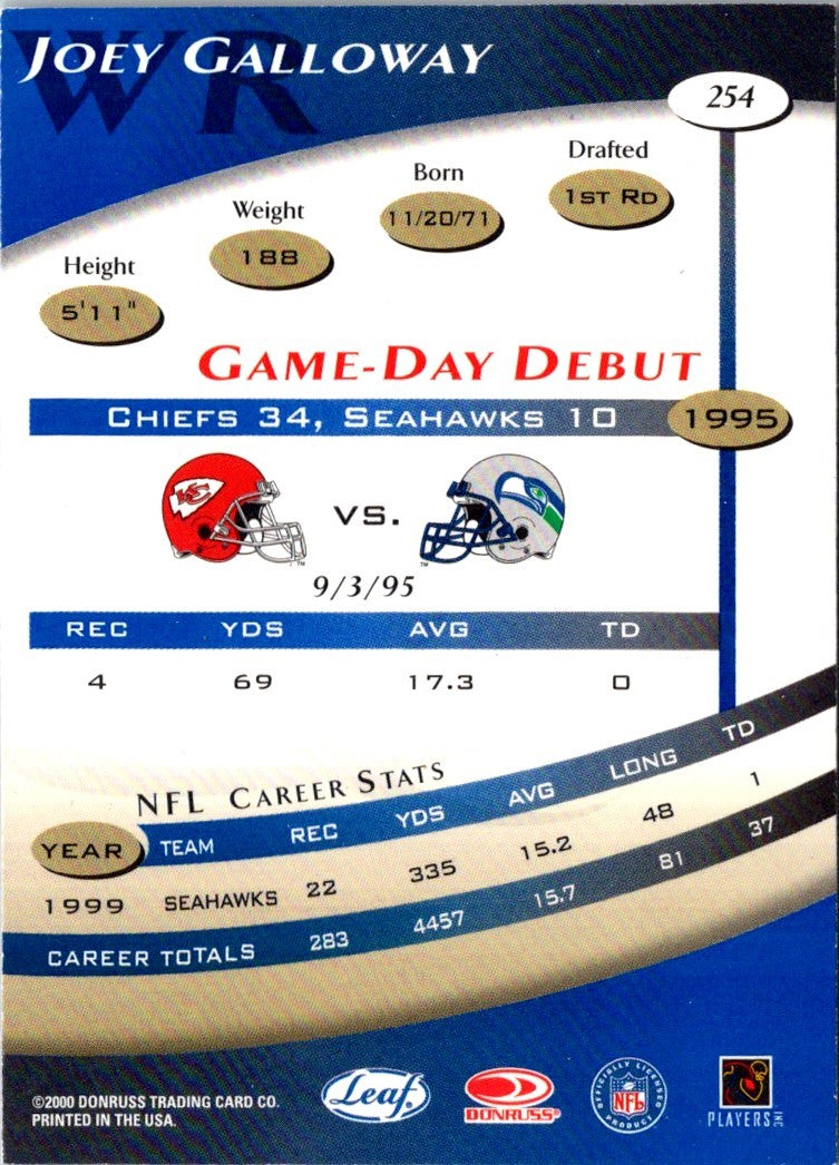 2000 Quantum Leaf Joey Galloway