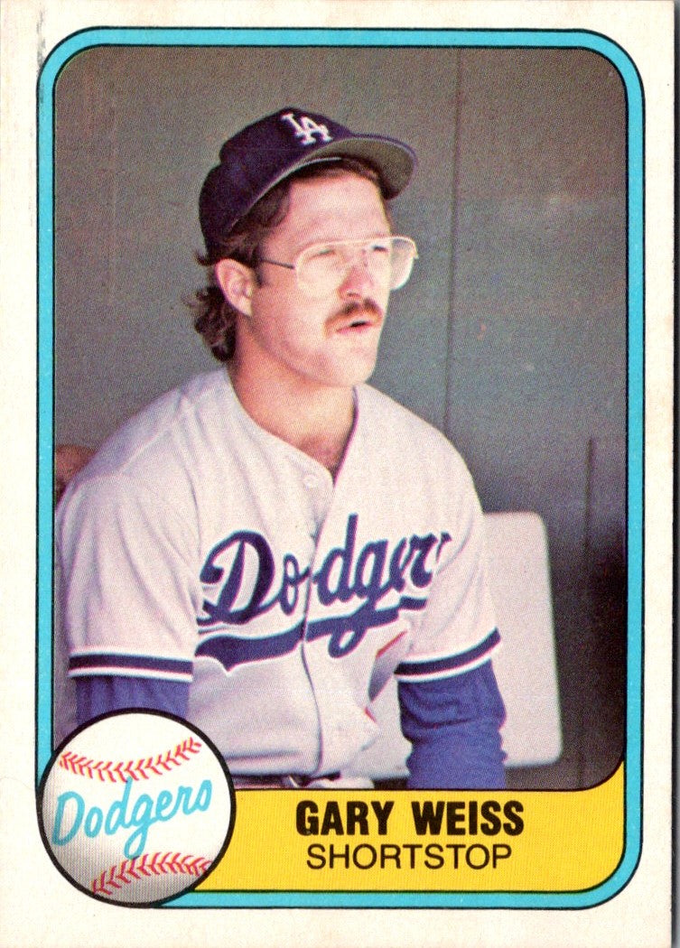 1981 Fleer Gary Weiss