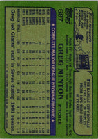 1982 Topps Greg Minton #144