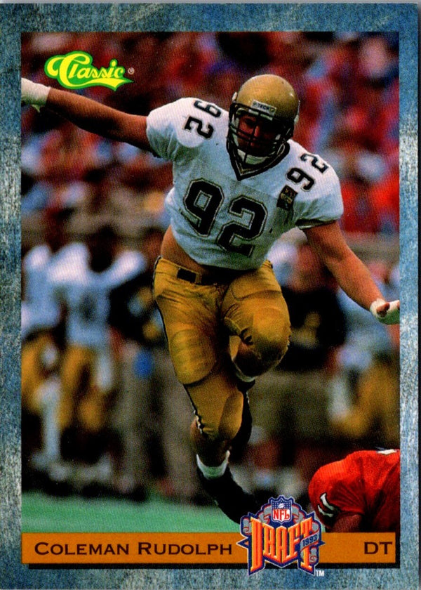 1993 Classic Coleman Rudolph #65