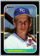 1987 Donruss Opening Day Mike Kingery