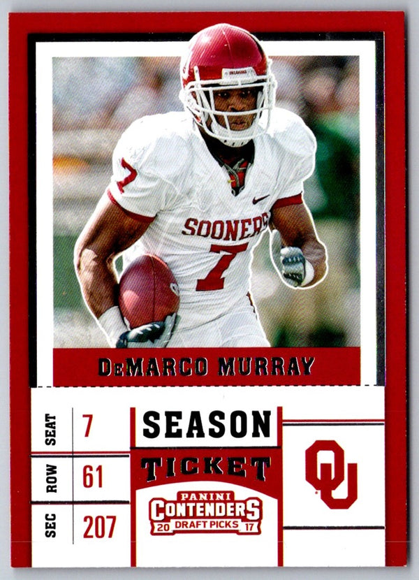 2017 Panini Contenders Draft Picks DeMarco Murray #26