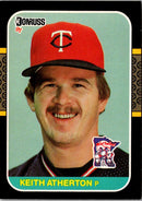 1987 Donruss Keith Atherton