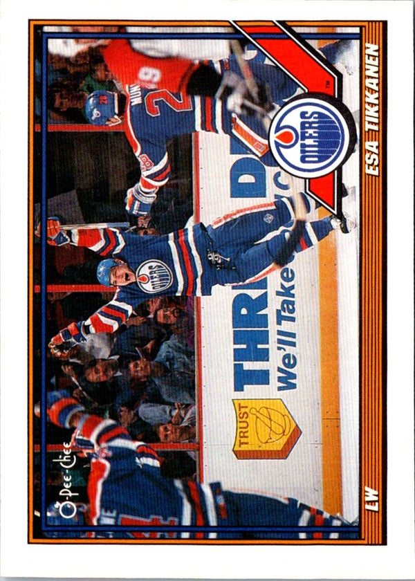 1991 O-Pee-Chee Esa Tikkanen #378