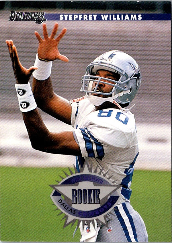 1996 Donruss Stepfret Williams #212 Rookie