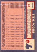 1984 O-Pee-Chee Steve Rogers