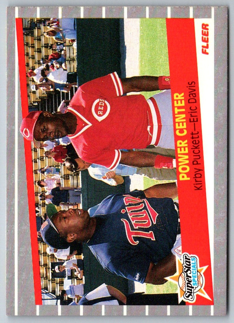 1989 Fleer Power Plus (Kirby Puckett/Don Mattingly)