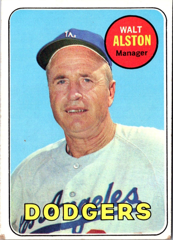 1969 Topps Walt Alston #24 VG-EX