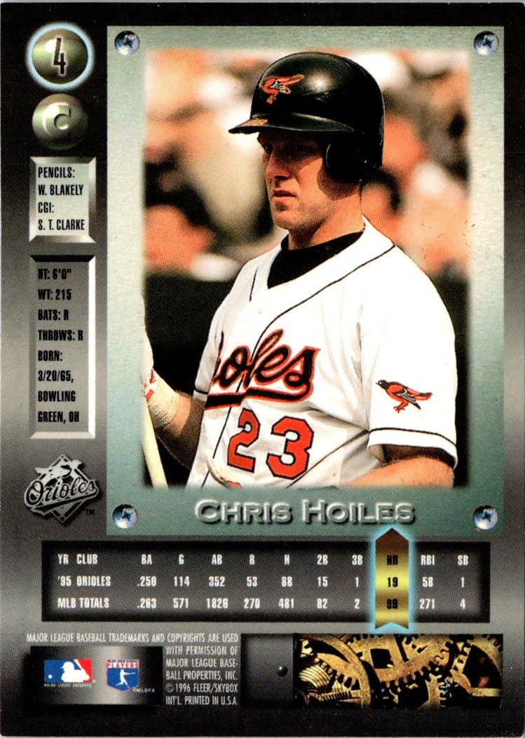 1996 Metal Universe Chris Hoiles